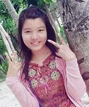Mya Thwe Thwe Khine First Anti-Coup Protest Casualty February 19, 2021