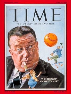 Walter O’Malley Agrees to Move Brooklyn Dodgers to Los Angeles May 3, 1957