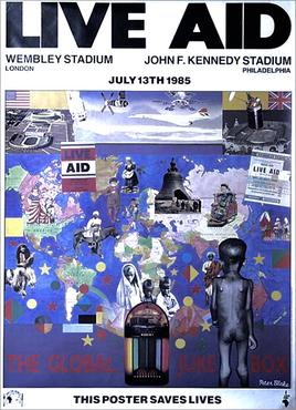 Live Aid Benefit Concert in London and Philadelphia July 13, 1985